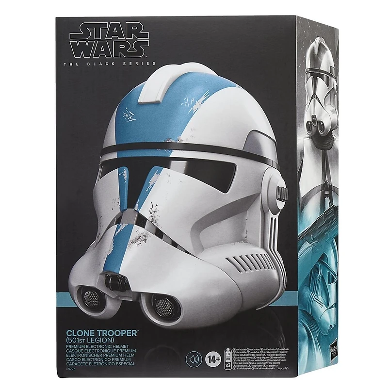 Star Wars The Black Series: Star Wars - Ahsoka Clone Trooper 501st Legion Electronic Helmet 