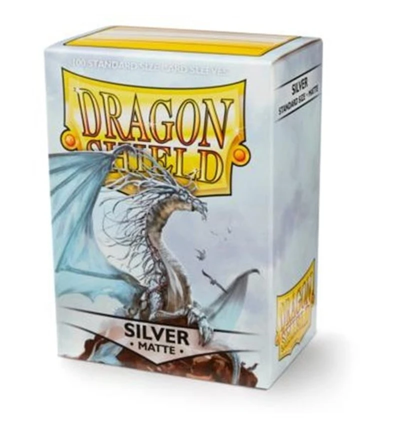 Dragon Shield - Standard Size Sleeves - Matte - Argent (100)
