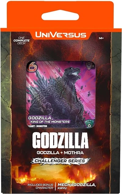 UniVersus Godzilla Challenger Series - Godzilla & Mothra Deck - 2 Character Decks 