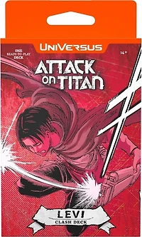 UniVersus Attack on Titan: Battle for Humanity - Clash Deck Levi - Ready to Play Character Deck 