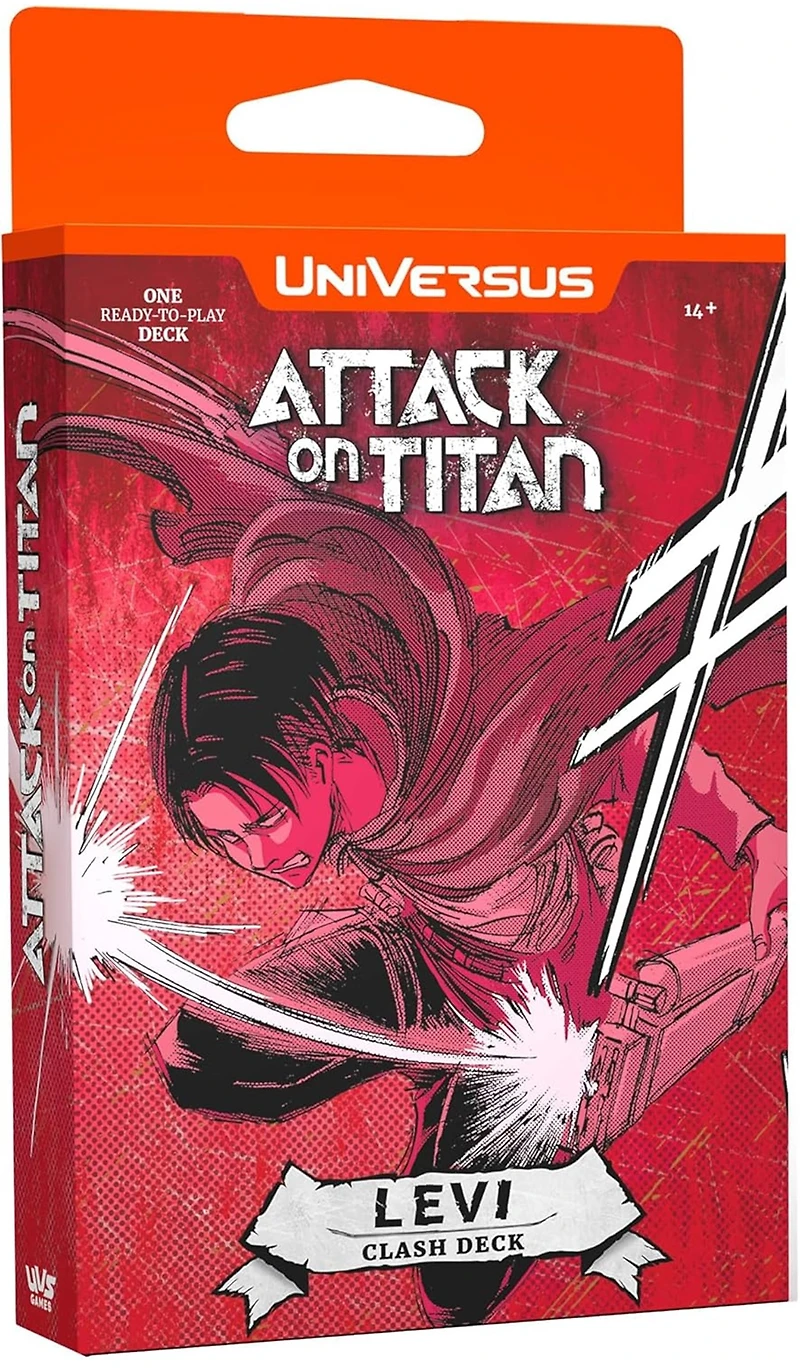 UniVersus Attack on Titan: Battle for Humanity - Clash Deck Levi - Ready to Play Character Deck