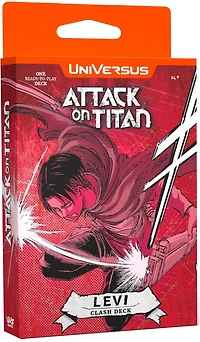 UniVersus Attack on Titan: Battle for Humanity - Clash Deck Levi - Ready to Play Character Deck 