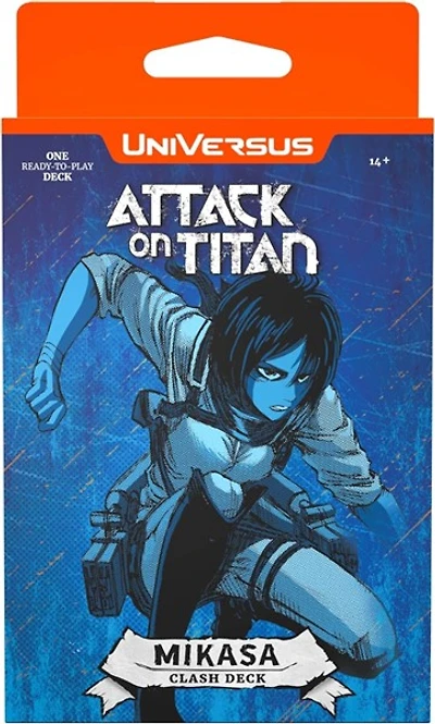 UniVersus Attack on Titan: Battle for Humanity - Clash Deck Mikasa - Ready to Play Character Deck 
