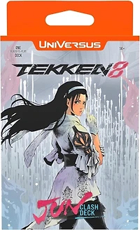 UniVersus Tekken 8: Clash Deck - Jun- Ready to Play Character Deck, Deck-Building Battle Collectible 