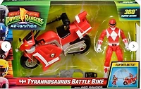 Power Rangers Re-Ignition Tyrannosaurus Rex Battle Bike with Red Ranger 