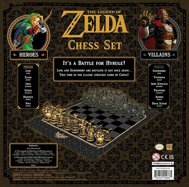 The Legend of Zelda Chess Set 