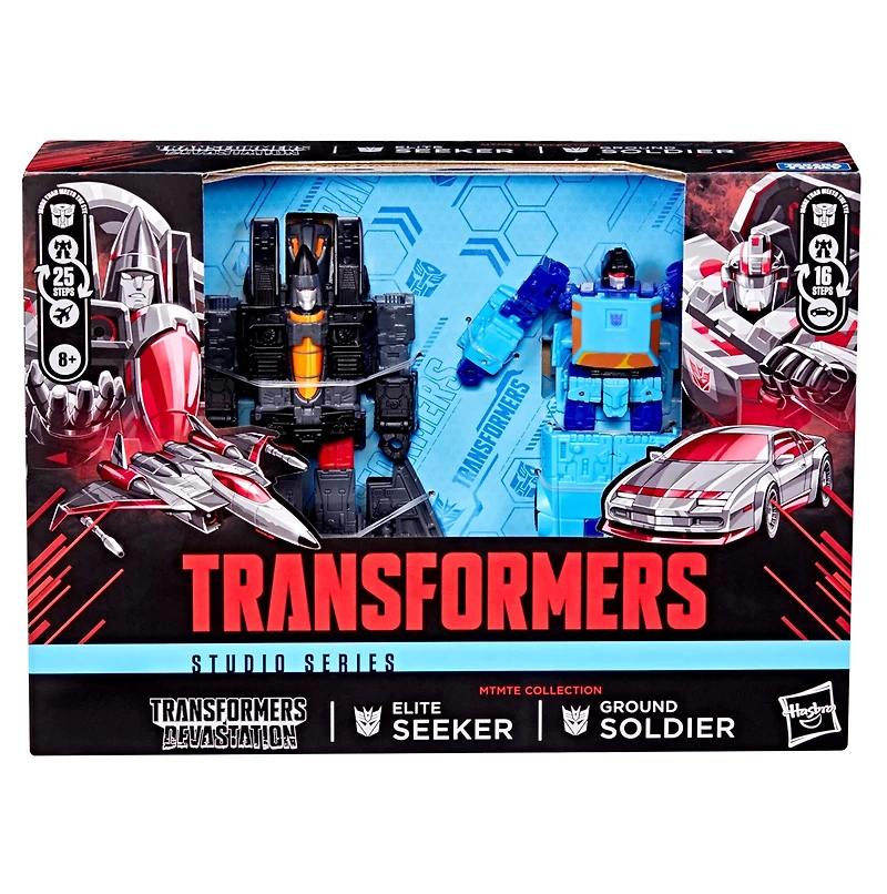 Transformers Studio Series MTMTE Collection Deluxe Class Transformers: Devastation Ground Soldier and Elite Seeker