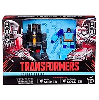 Transformers Studio Series MTMTE Collection Deluxe Class Transformers: Devastation Ground Soldier and Elite Seeker