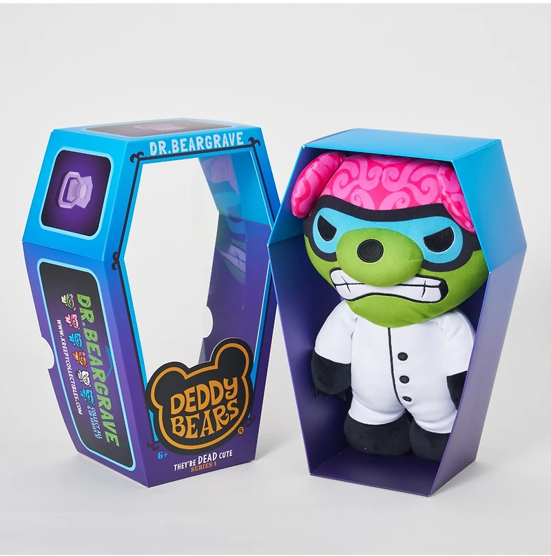 Deddy Bears 10" Plush in Coffin S3 – One Variation Chosen at Random