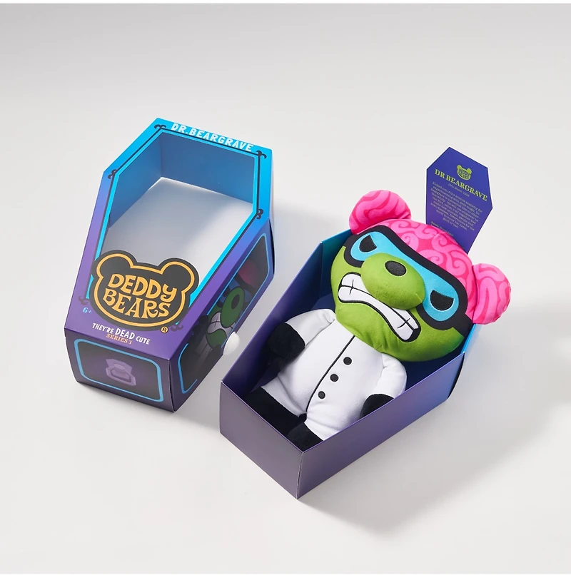 Deddy Bears 10" Plush in Coffin S3 – One Variation Chosen at Random