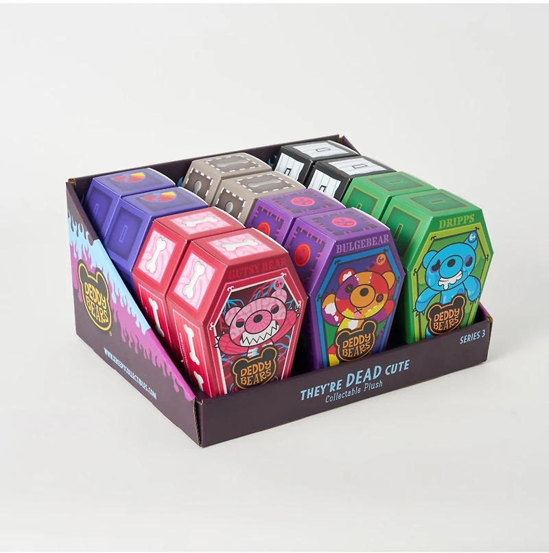 Deddy Bears 6" Plush in Coffin – One Variation Chosen at Random