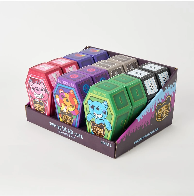 Deddy Bears 6" Plush in Coffin – One Variation Chosen at Random