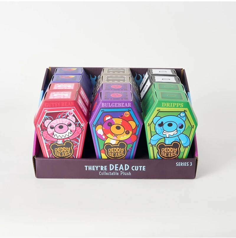 Deddy Bears 6" Plush in Coffin – One Variation Chosen at Random