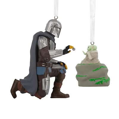 Star Wars: The Mandalorian™ and Grogu™ Hallmark Ornaments, Set of 2 