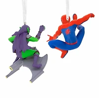 Hallmark Marvel Spider-Man and Green Goblin Christmas Ornaments, Set of 2 