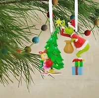 Dr. Seuss's How the Grinch Stole Christmas!™ Grinch and Cindy-Lou Who Hallmark Ornaments, Set of 2 