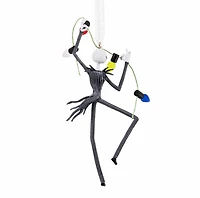 Disney Tim Burton's The Nightmare Before Christmas Jack Skellington With Lights Hallmark Ornament 