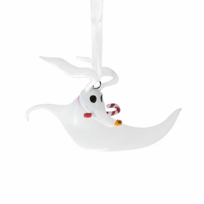Disney Tim Burton's The Nightmare Before Christmas Zero With Candy Cane Hallmark Ornament