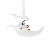 Disney Tim Burton's The Nightmare Before Christmas Zero With Candy Cane Hallmark Ornament 