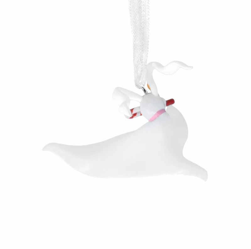 Disney Tim Burton's The Nightmare Before Christmas Zero With Candy Cane Hallmark Ornament 