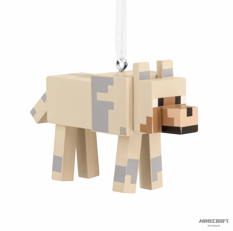Minecraft The Pale Wolf Hallmark Ornament 