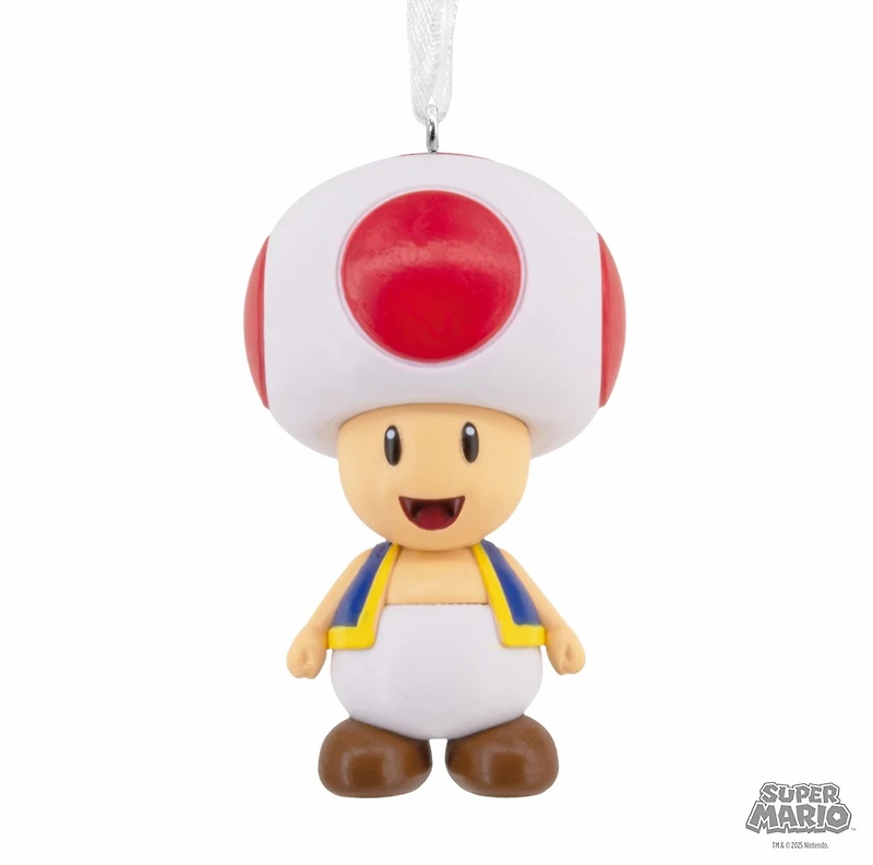 Nintendo Super Mario Toad Hallmark Ornament 
