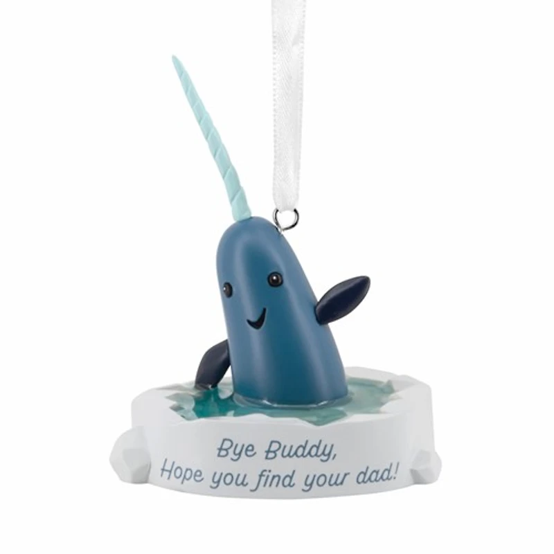 Elf Narwhal Hallmark Ornament 