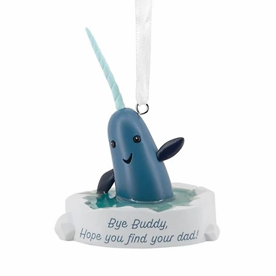 Elf Narwhal Hallmark Ornament 