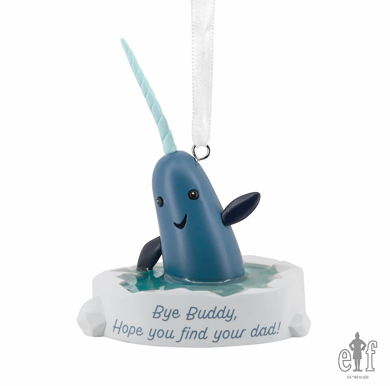 Elf Narwhal Hallmark Ornament 