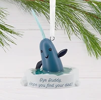 Elf Narwhal Hallmark Ornament 
