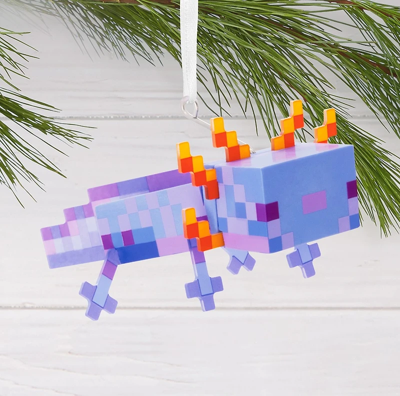 Minecraft Blue Axolotl Hallmark Ornament 