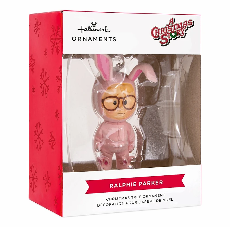 A Christmas Story Ralphie in Bunny Suit Stylized Hallmark Ornament 