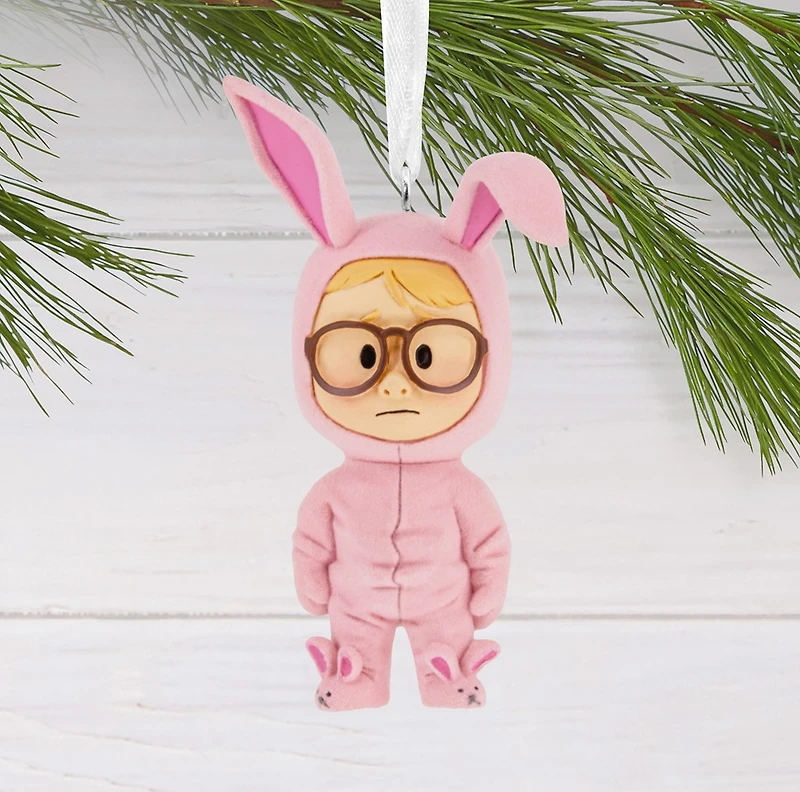 A Christmas Story Ralphie in Bunny Suit Stylized Hallmark Ornament 