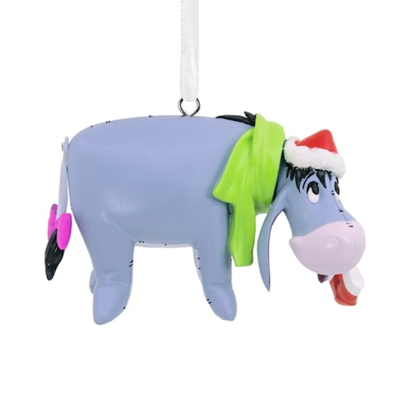 Hallmark Ornament Christmas Tree Winnie Pooh Eeyore Santa Hat Donkey