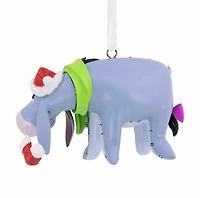 Hallmark Ornament Christmas Tree Winnie Pooh Eeyore Santa Hat Donkey 