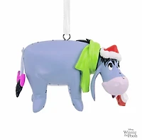 Hallmark Ornament Christmas Tree Winnie Pooh Eeyore Santa Hat Donkey 