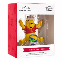 Hallmark Christmas Ornament (Disney Santa Winnie the Pooh With Honey Pot) 