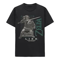 T-shirt The Legend of Zelda : Link en gris - Taille M 