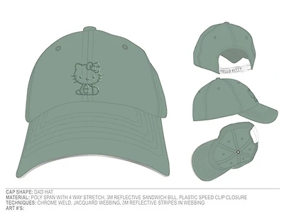 Hello Kitty Green Dad Hat