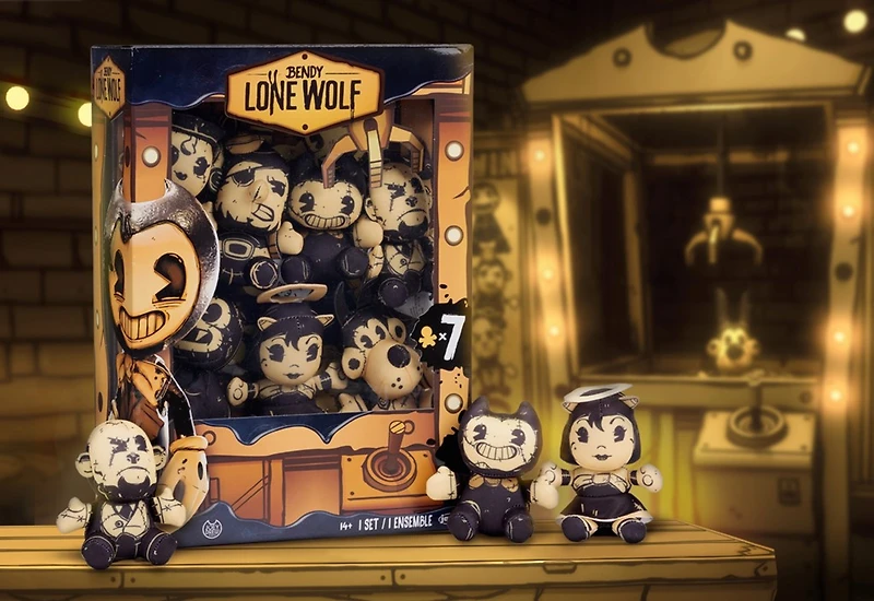 Bendy: Lone Wolf - Crane Game Mini Plush Set 7 Pc 