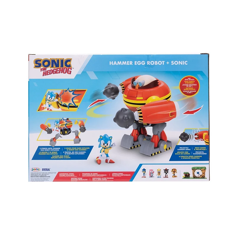 Sonic the Hedgehog: Hammer Egg Robot & Sonic Deluxe Playset