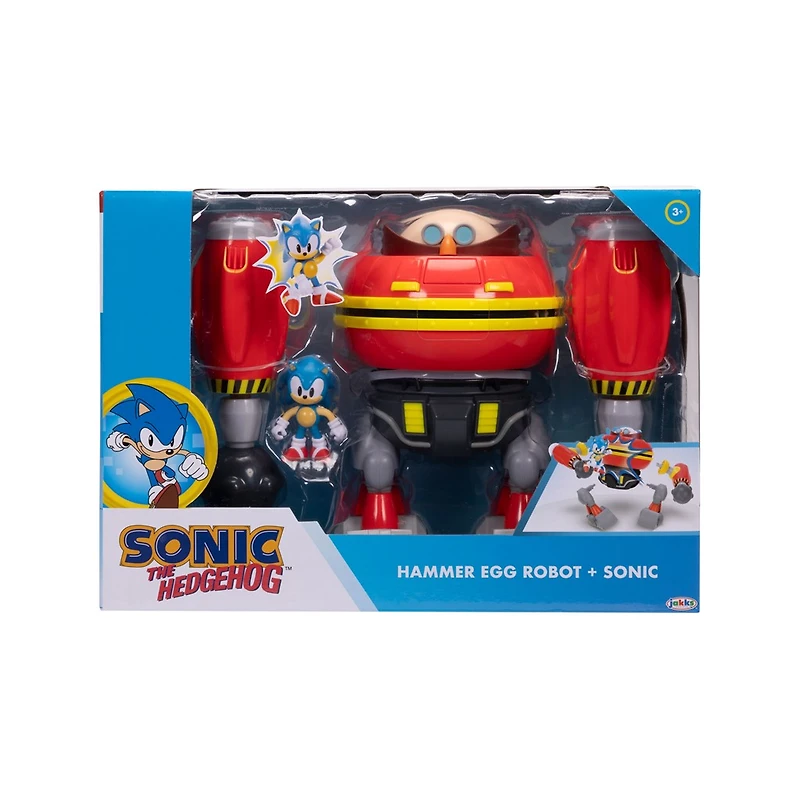 Sonic the Hedgehog: Hammer Egg Robot & Sonic Deluxe Playset