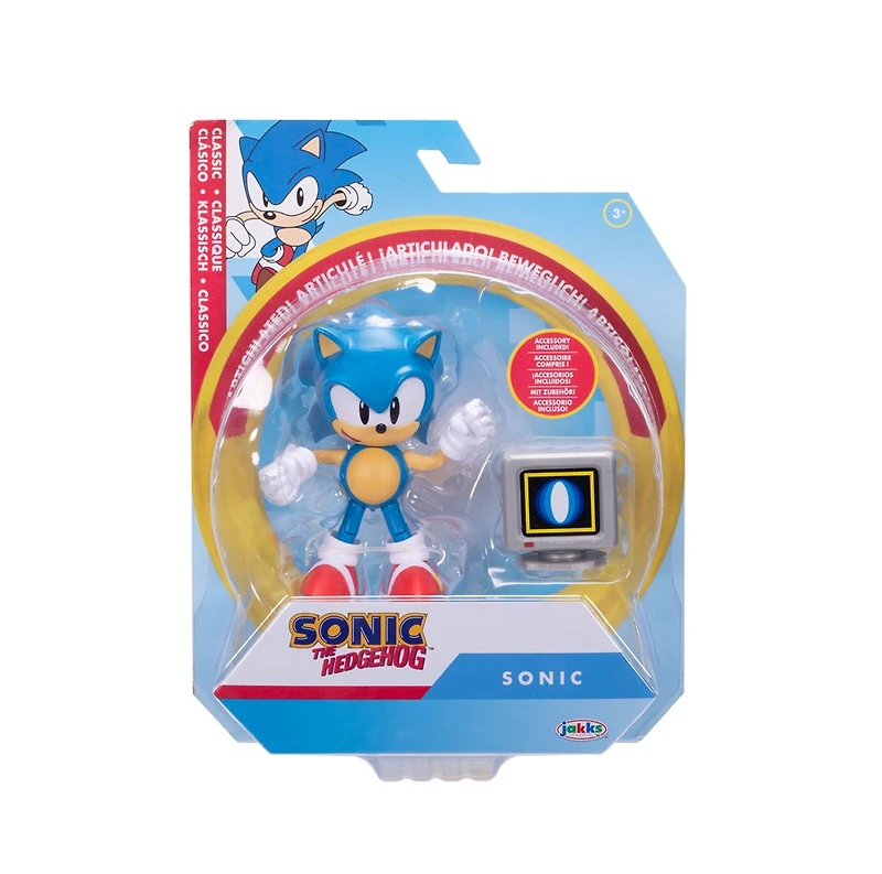 Sonic the Hedgehog 4" Figure Wave