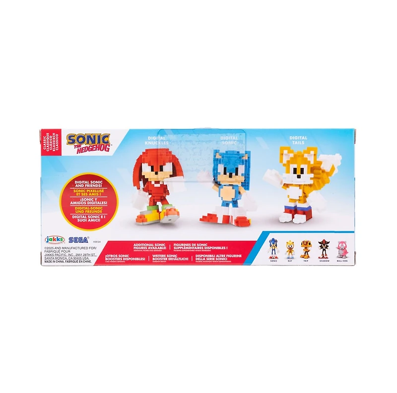 Sonic the Hedgehog: Digital 2.5" Figures 3 Pack 
