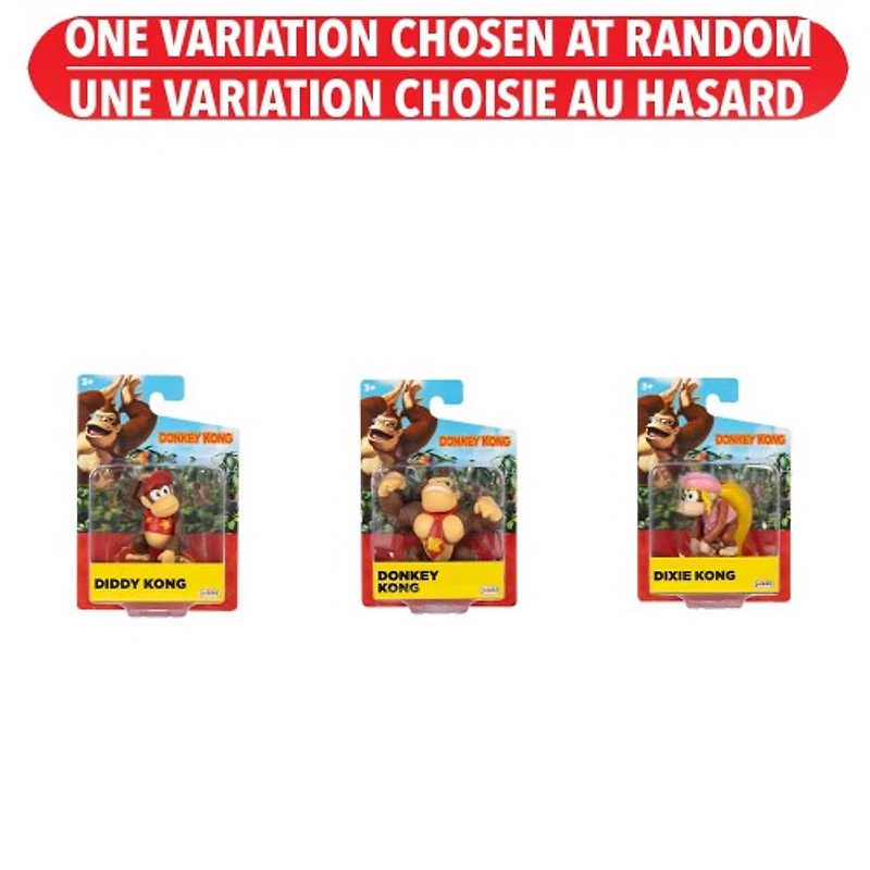 Donkey Kong 2.5" Figure- Assortment – One Variation Chosen at Random