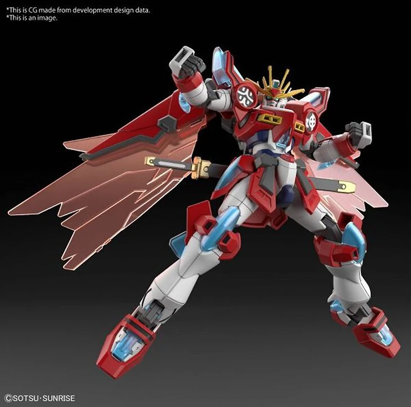 Gundam Build Metaverse - Shin Burning Gundam HG 1/144 Model Kit 