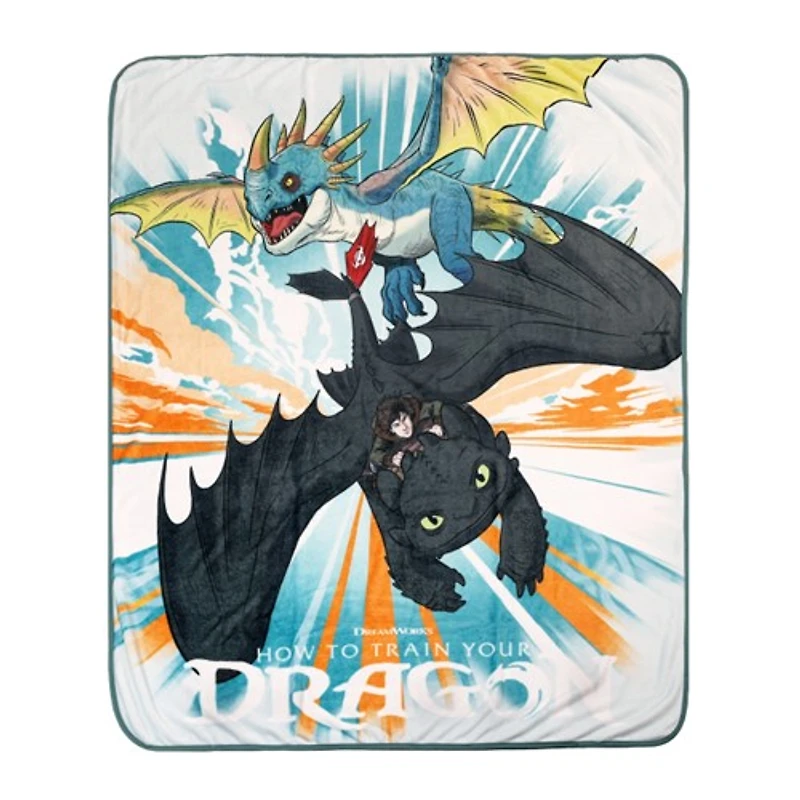 How to Train Your Dragon Throw Blanket 