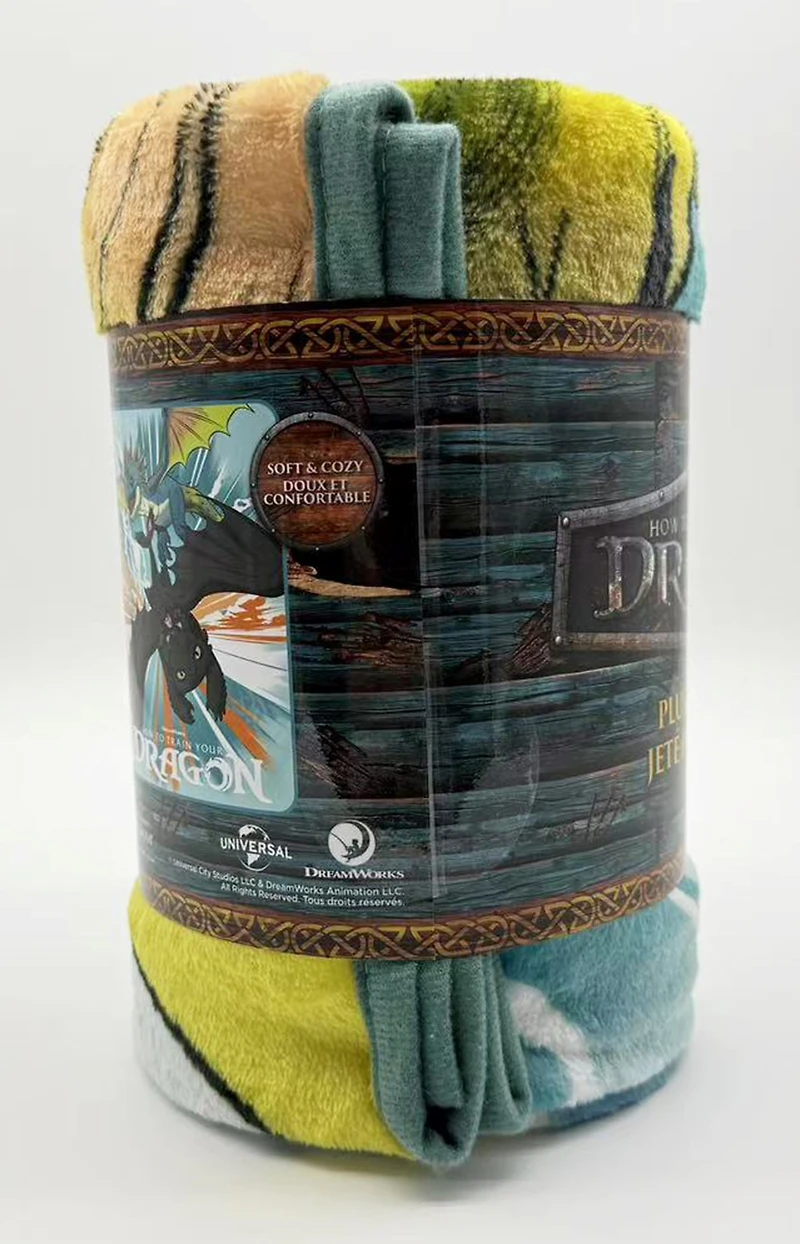 How to Train Your Dragon Throw Blanket 