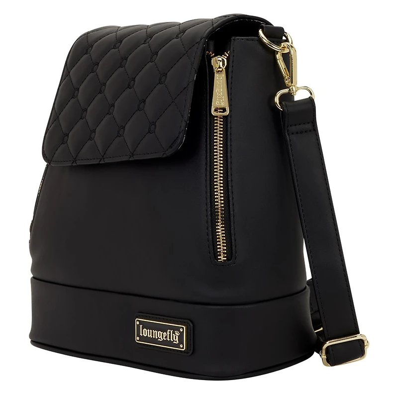 Black Convertible Mini Backpack 