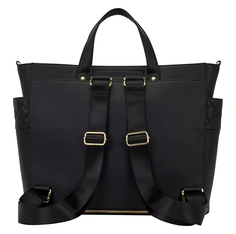 Black Convertible Tote Bag